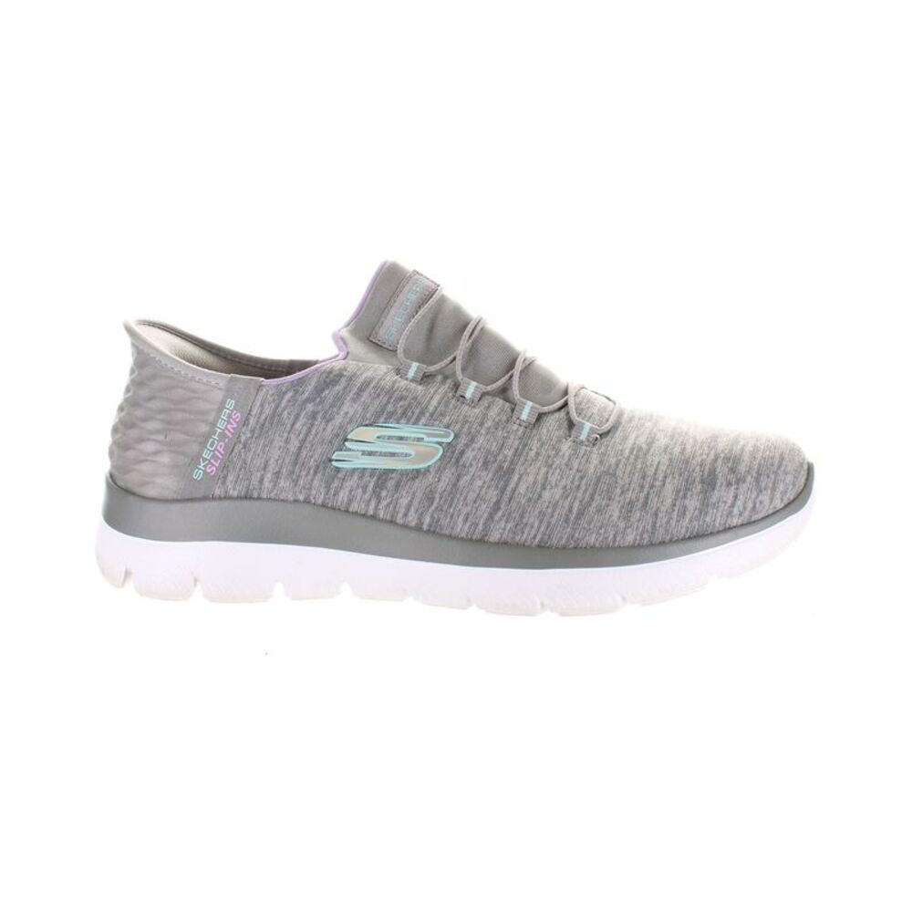 Skechers Womens Dazzling Haze Gray Walking Shoes Size 8.5 Wide (C,D, W) - Picture 1 of 4